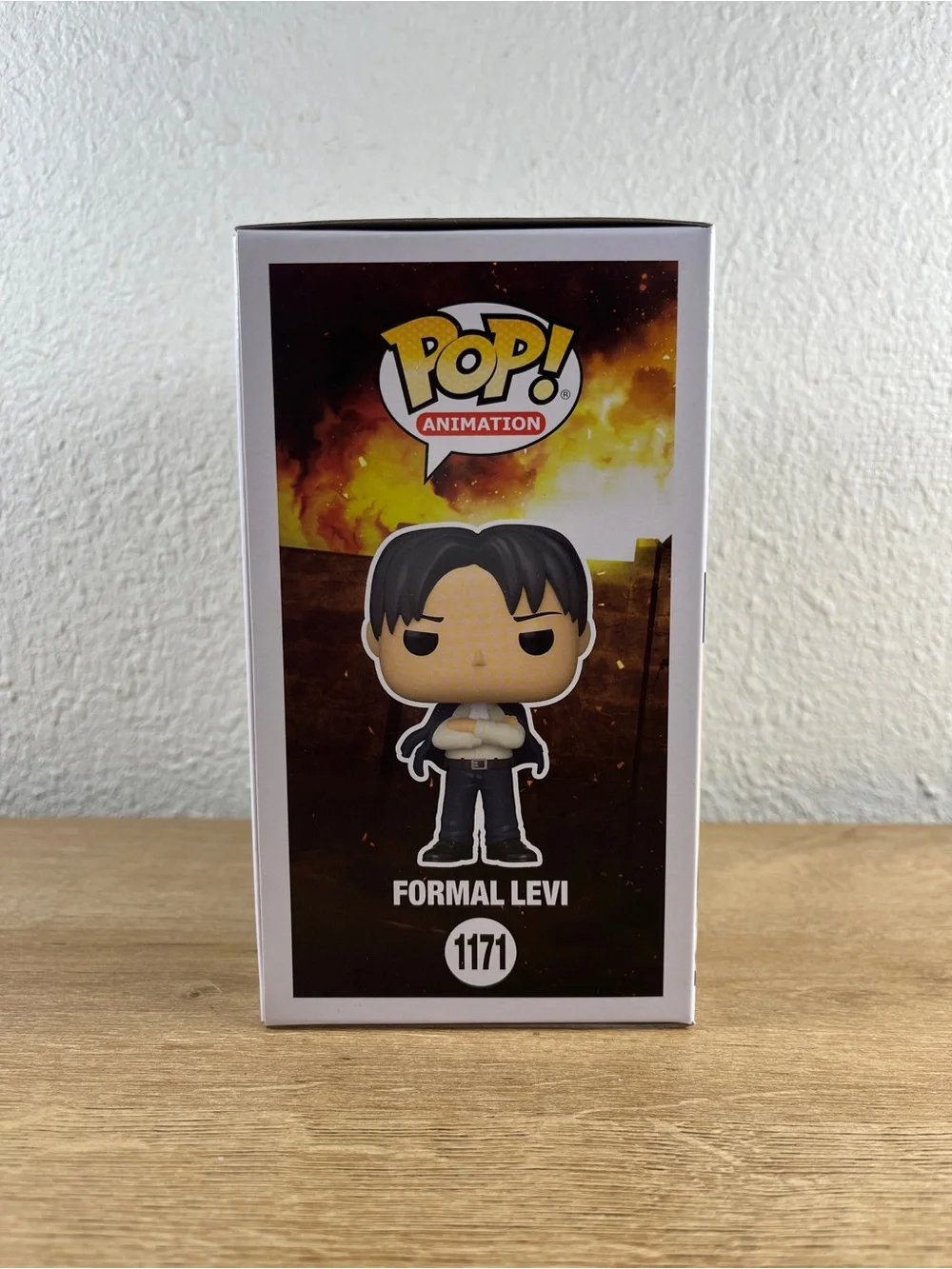Formal Levi Funko Pop #1171 Vaulted Crunchyroll Attack On Titan AOT NEAR MINT